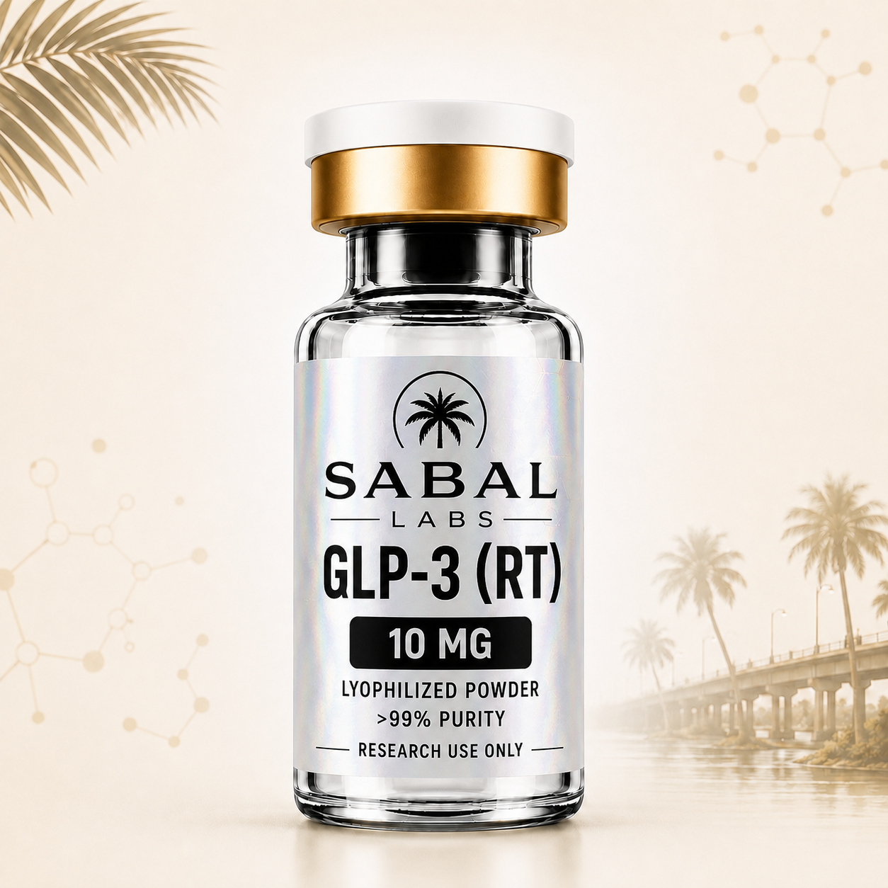 Sabal Labs GLP-3 research product vial